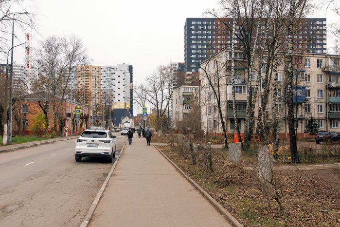 Виды города Долгопрудный осенью