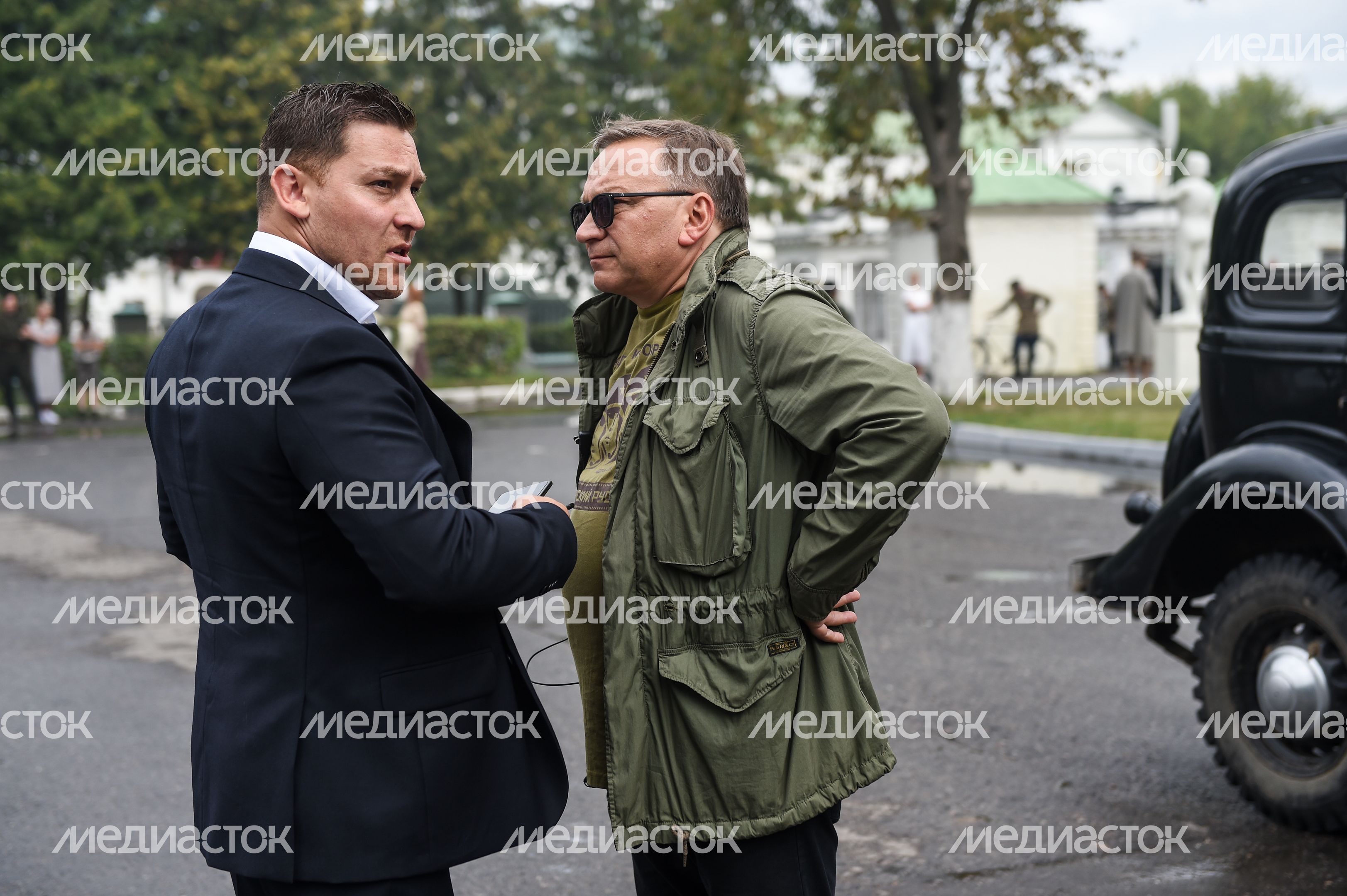 Андрей Воробьев посетил съемочную площадку фильма Ильинский Рубеж