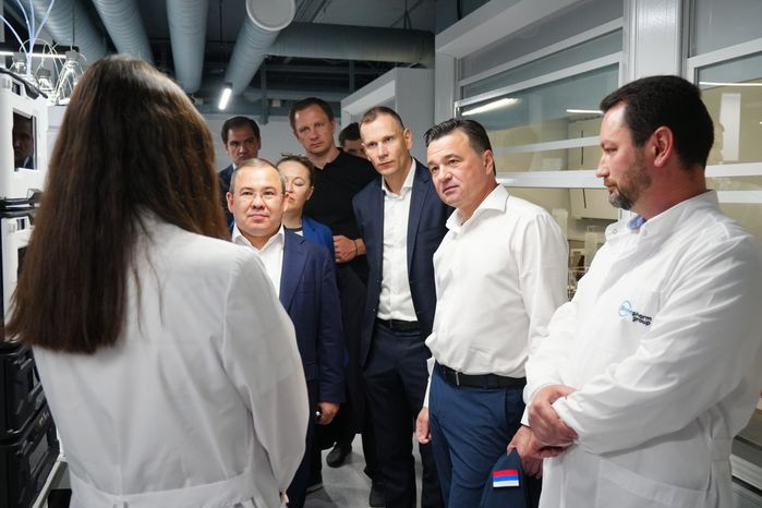Губернатору представили проект развития R&D-Центра фармкомпании «Биннофарм Групп» в Красногорске