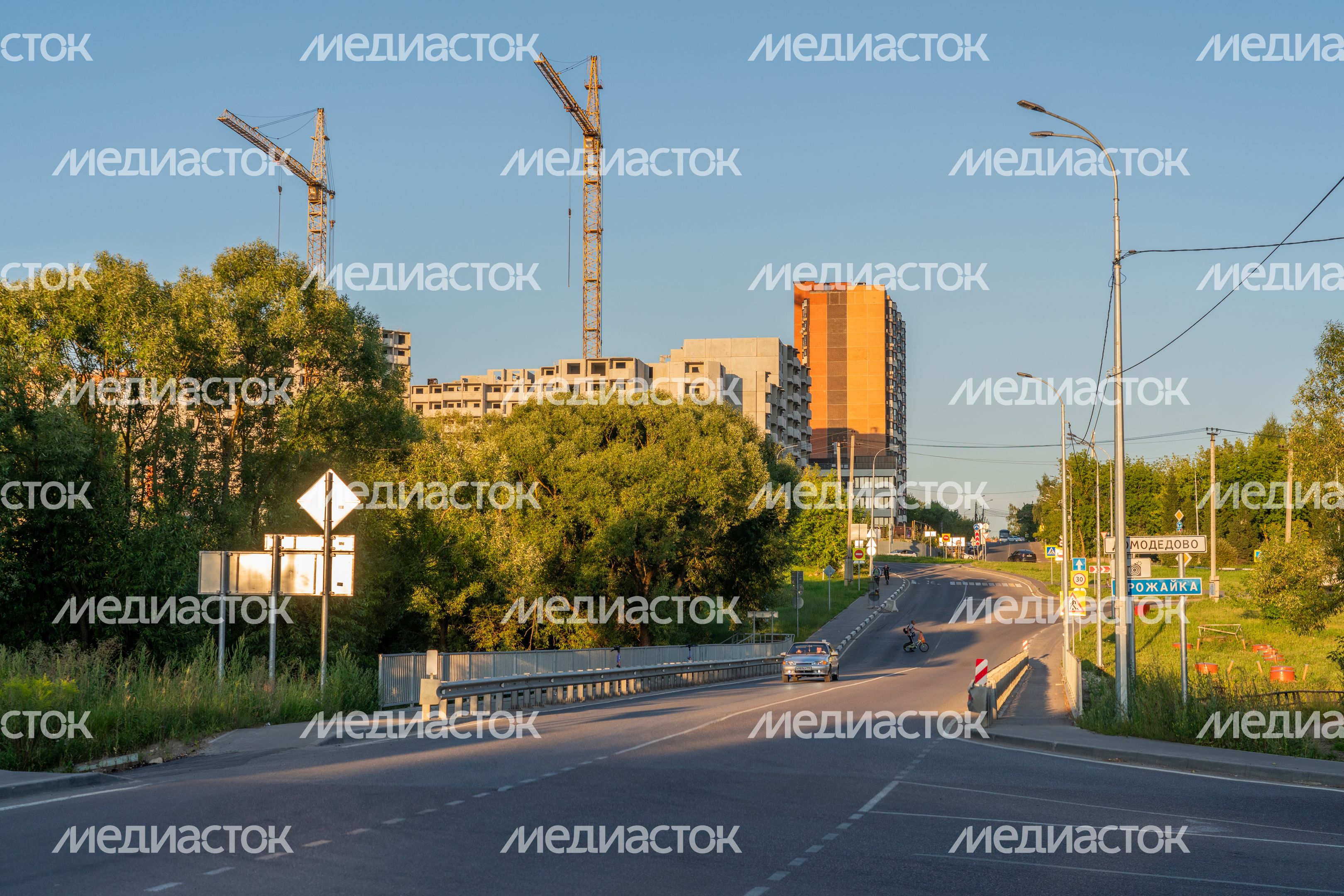 Племхозский мост через реку Рожайку в округе Домодедово Племхозский мост через реку Рожайку в округе Домодедово