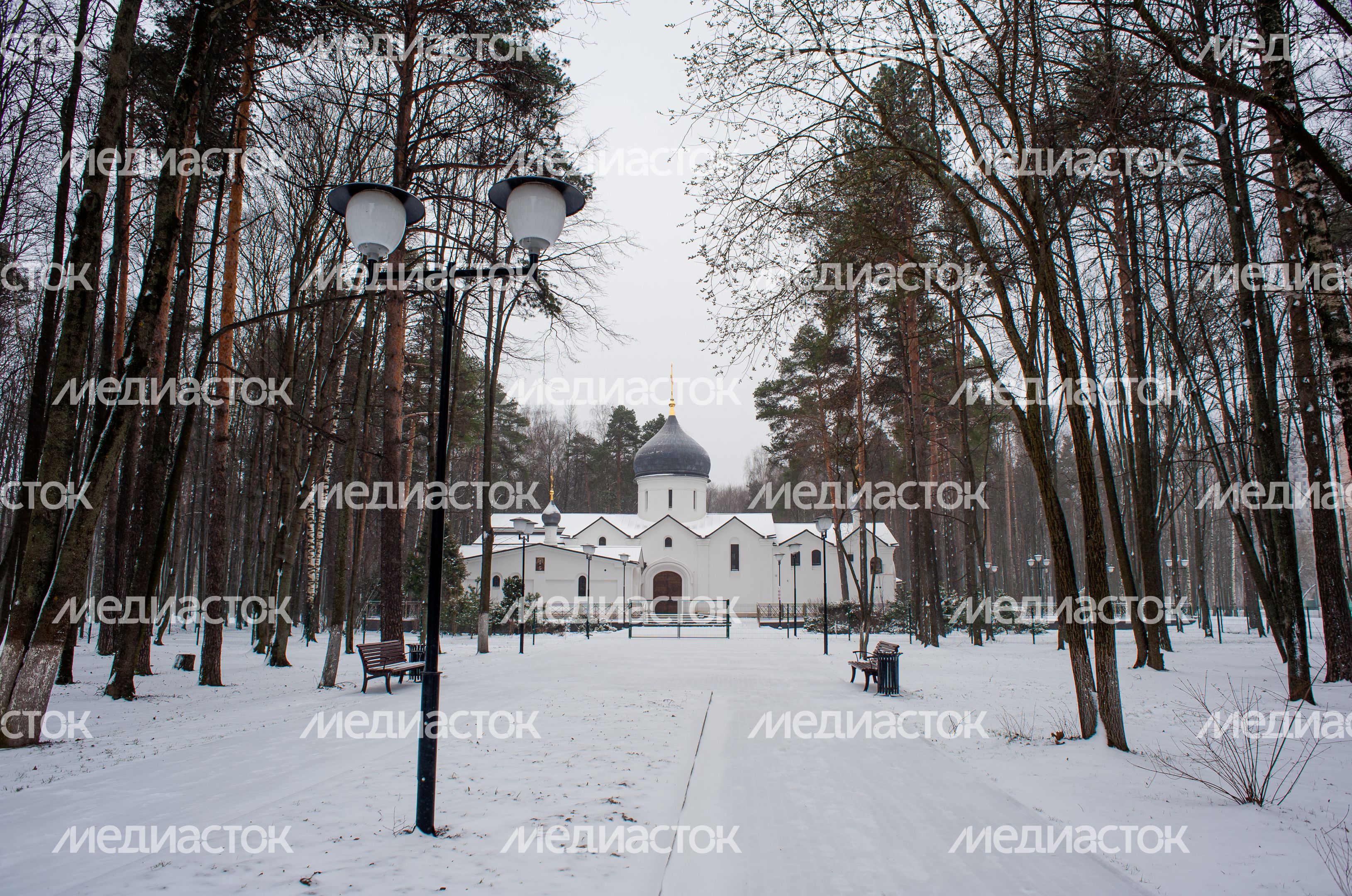 Зимние виды города Королёв