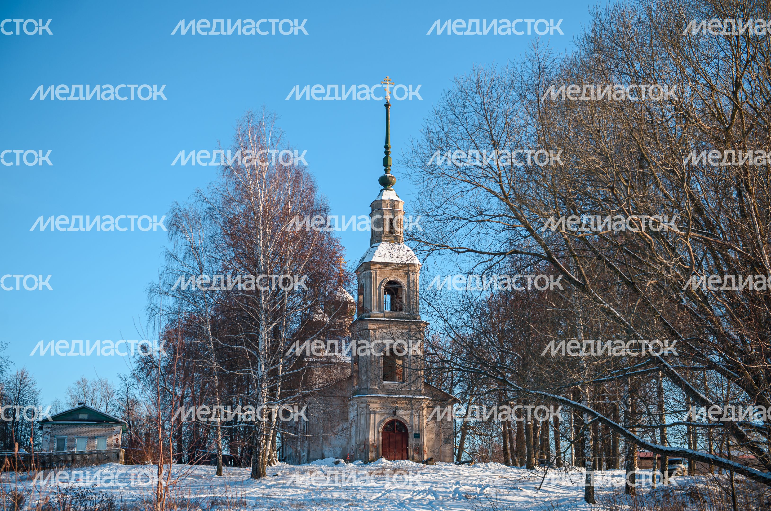 Зимние виды города Калязин