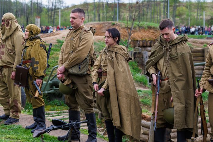 День Победы в Центральном парке «Патриот» Одинцовского округа: военно-историческая реконструкция «В логове зверя»