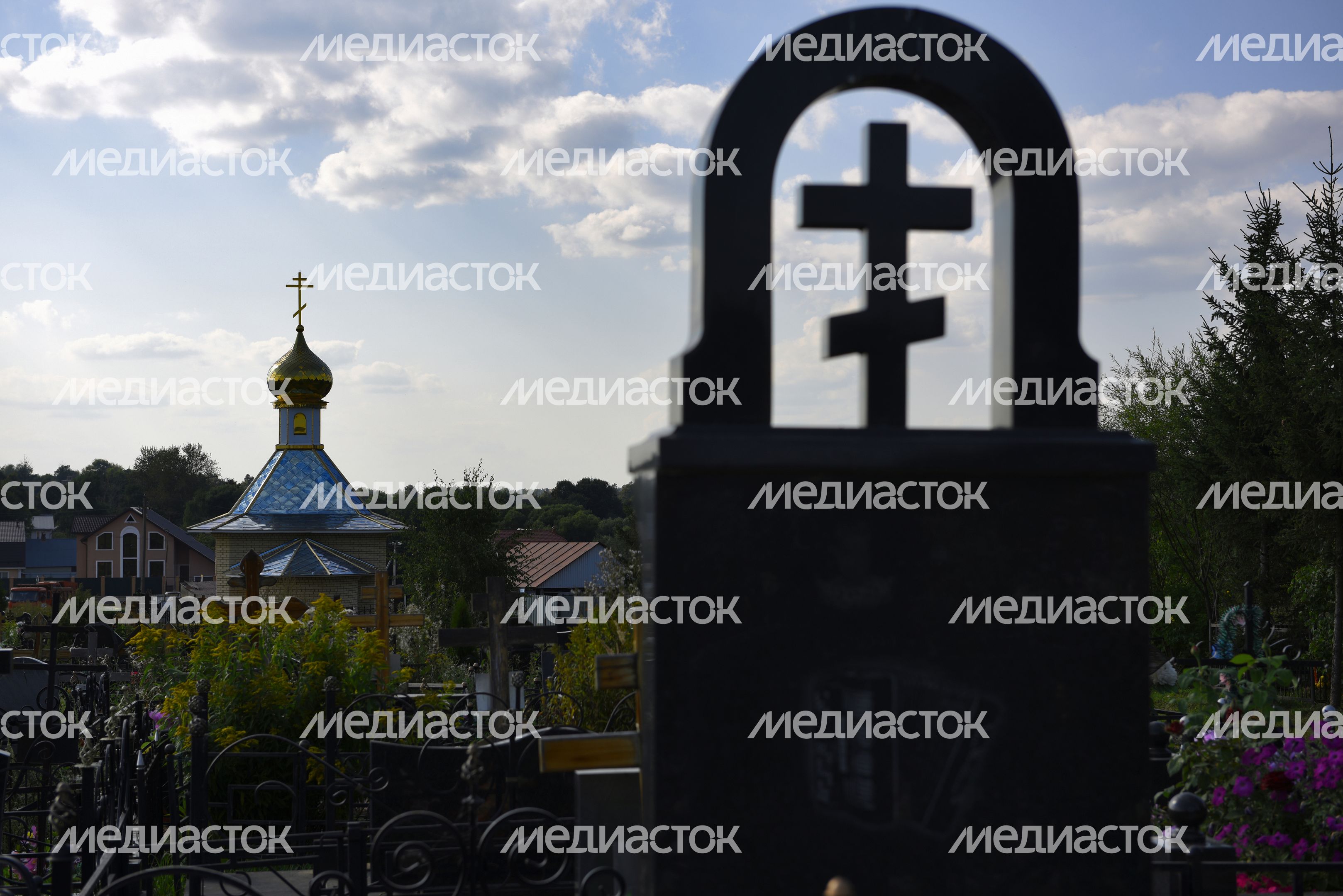 Кладбище в деревне Поповка Троицкого административного округа