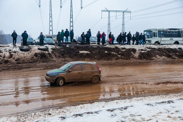 Автогонка в Мытищах