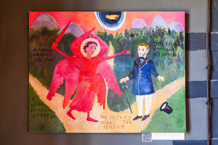 Выставка живописи и графики «Души праведных в руке Божией» Елены Черкасовой в «Трикотажка place»