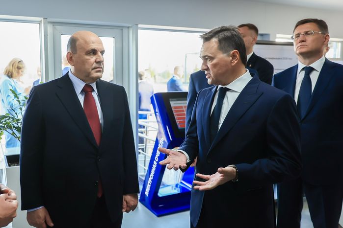 Встреча Губернатора Андрея Воробьева и Председателя Правительства РФ Михаила Мишустина