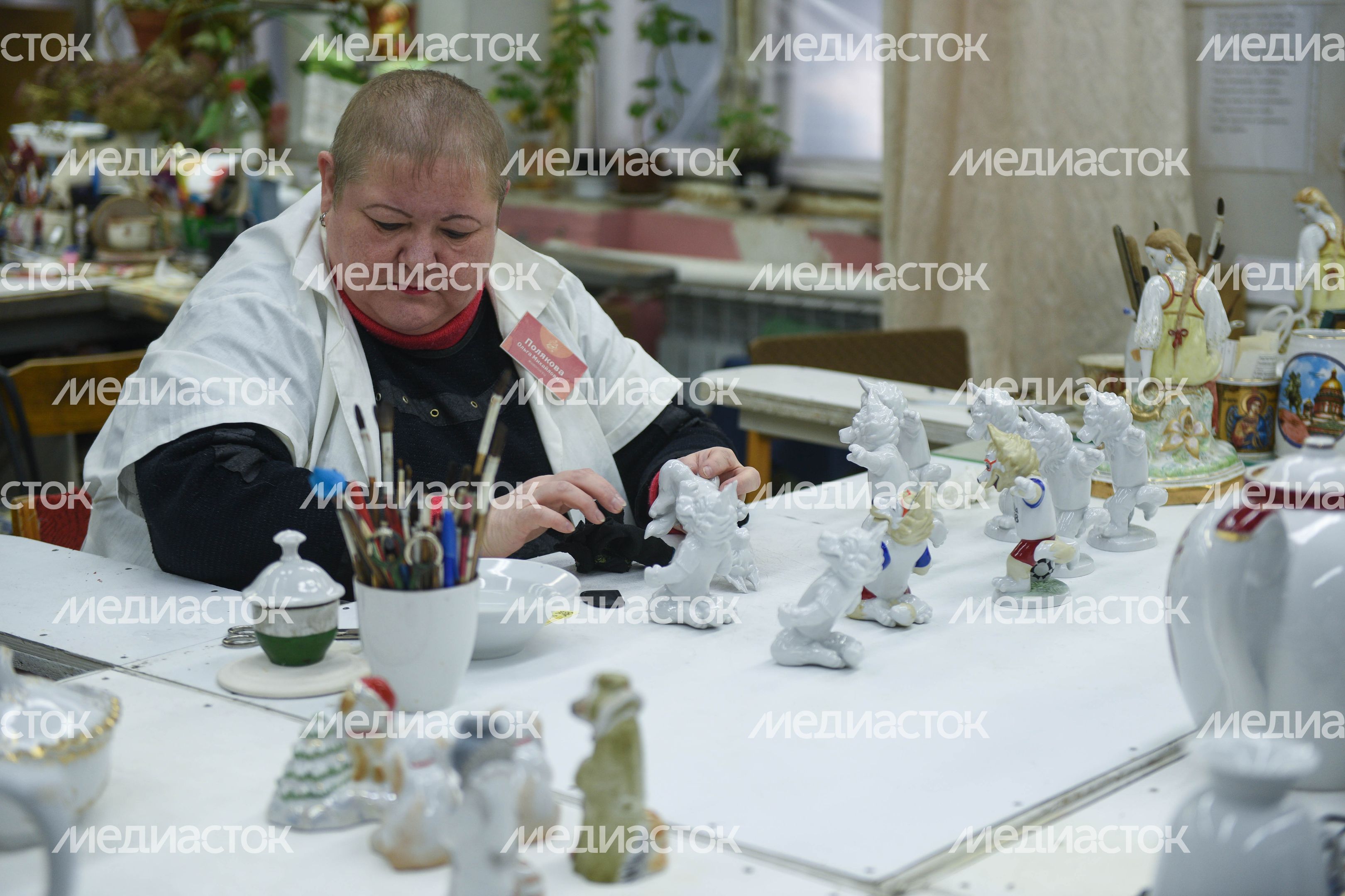 Производство сувениров ЧМ‑2018 на заводе «Дулевский фарфор»