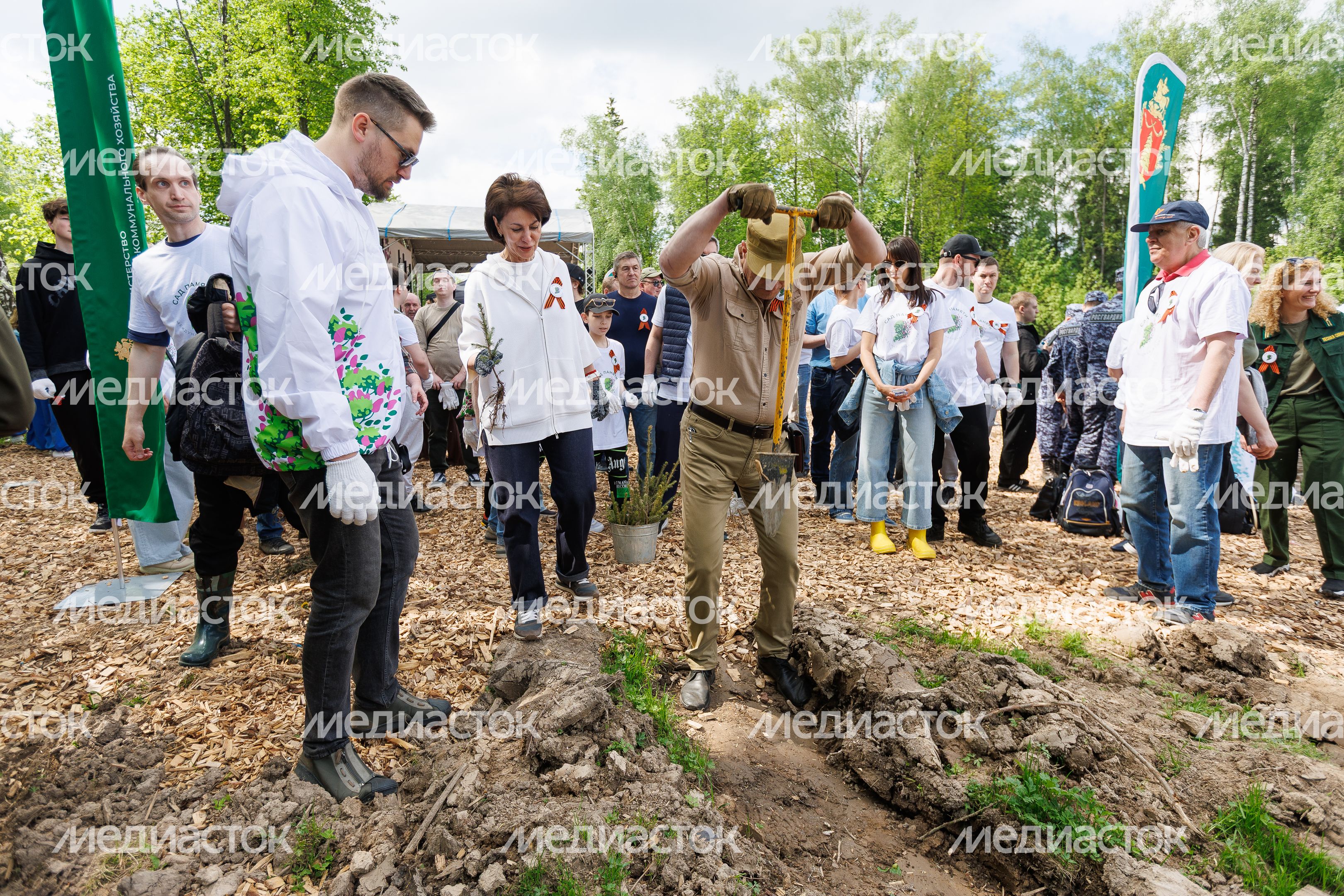 Сад Памяти в Подмосковье-2026: акция по посадке деревьев в Химках Сад Памяти в Подмосковье-2026: акция по посадке деревьев в Химках