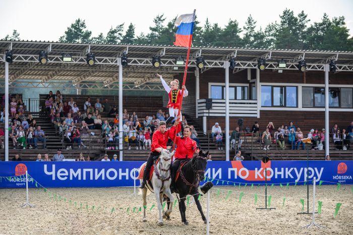 Конный фестиваль «Иваново поле» в Черноголовке