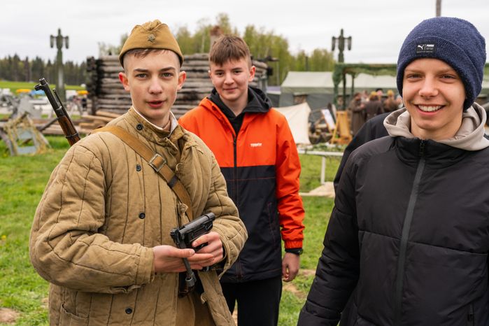 Военно-историческая реконструкция «Штурм Кенигсберга» в День Победы в парке «Патриот» Одинцовского округа