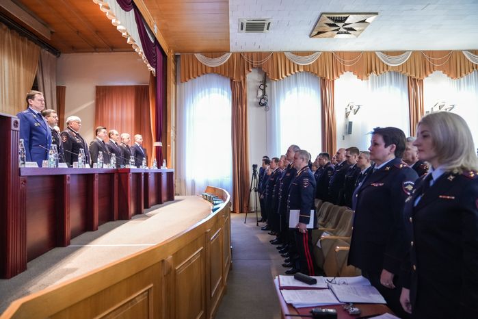 Заседание коллегии Главного управления Министерства внутренних дел России по Московской области