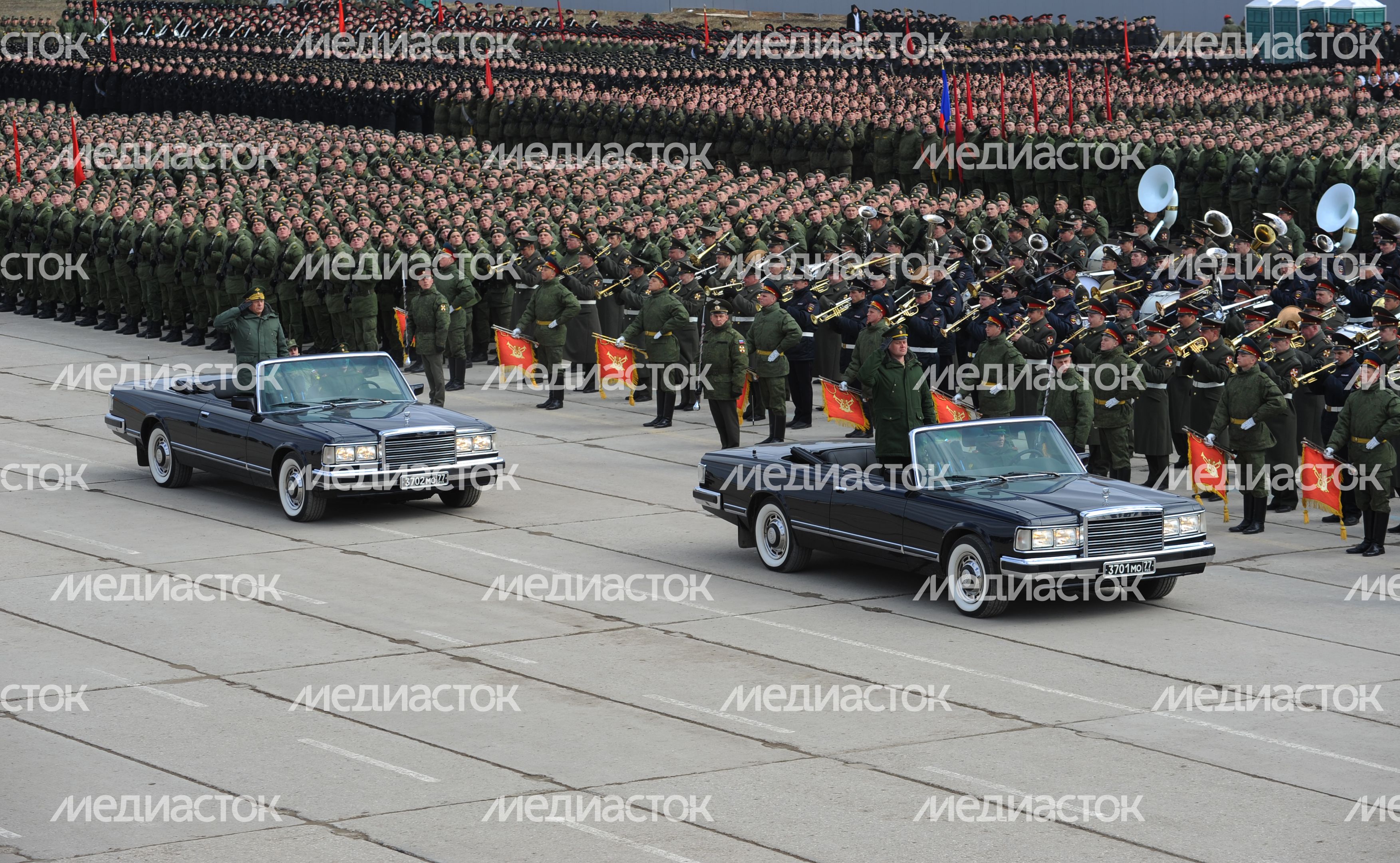 Репетиция Парада Победы в Алабино