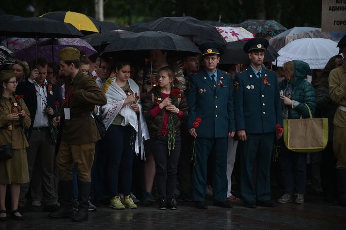 Акция «Вахта памяти. Вечный огонь – 2016» в День памяти и скорби в Москве