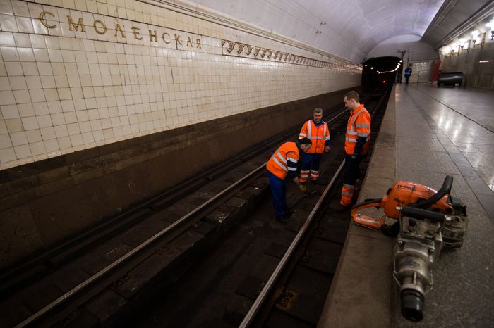 Диагностический поезд «Синергия 2» в Московском метрополитене