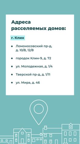 Переселение Клин