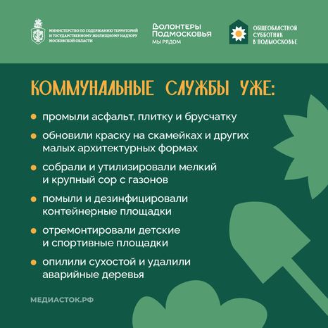 Субботник в Подмосковье 2026 Квадрат 03