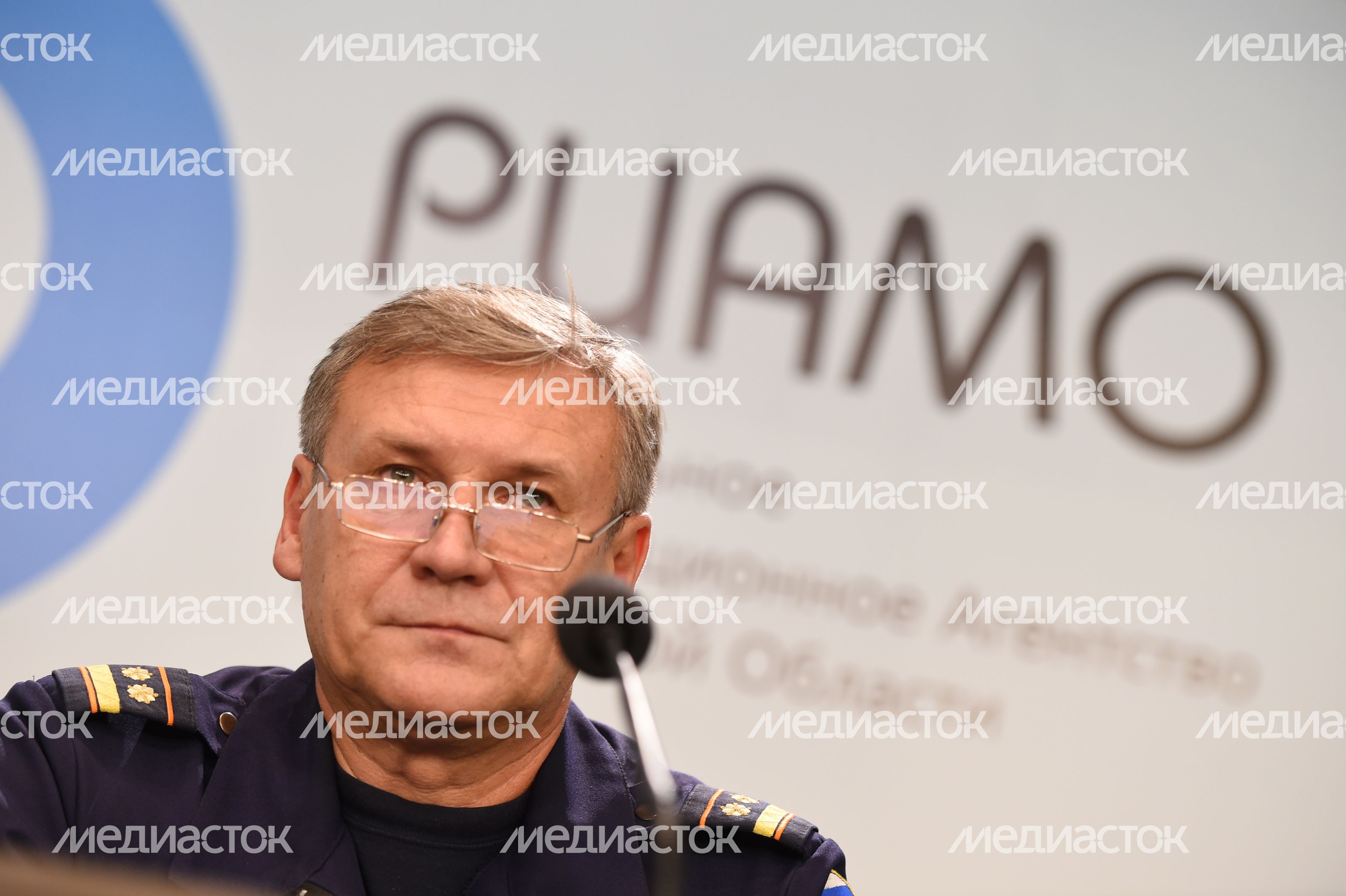 Пресс-конференция замначальника ГКУ МО «Мособлпожспас» Сергея Гедина