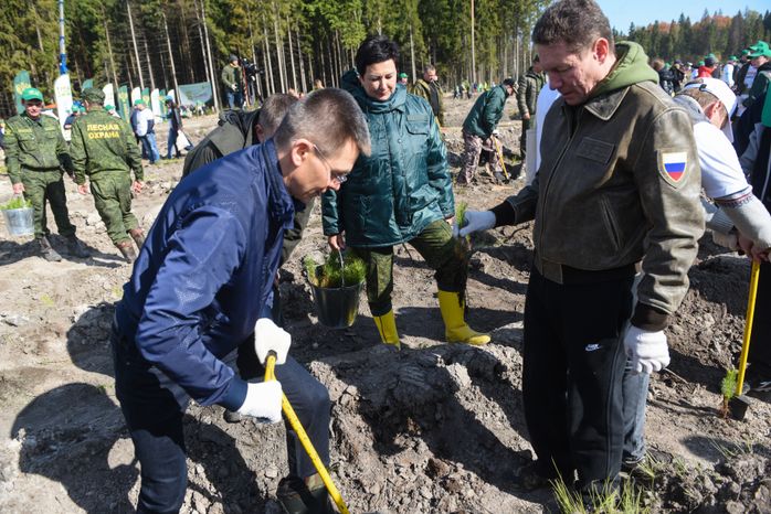 Ежегодная экологическая акция «Наш лес. Посади свое дерево» в Одинцовском городском округе