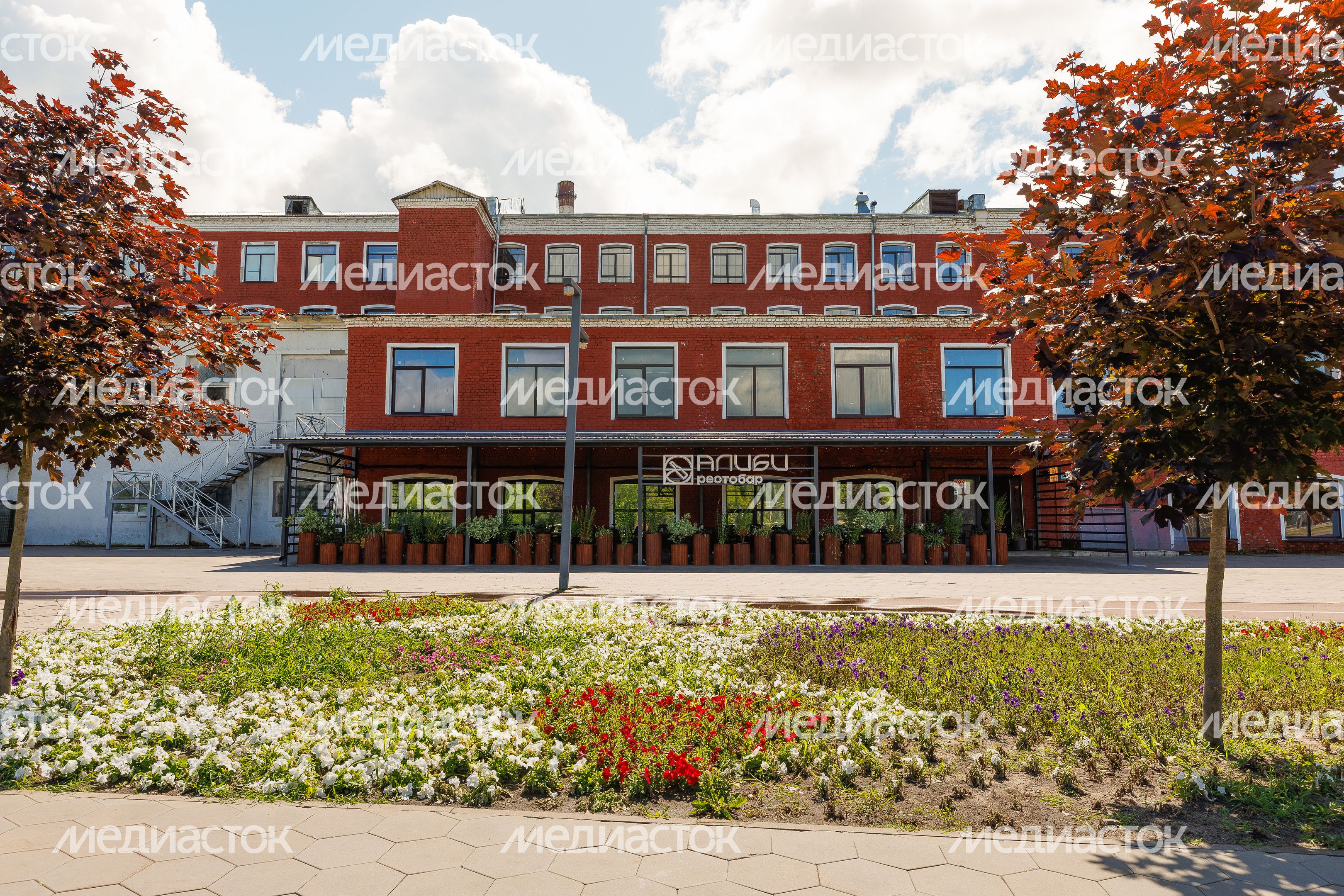 Набережная реки Клязьмы в городе Орехово-Зуево
