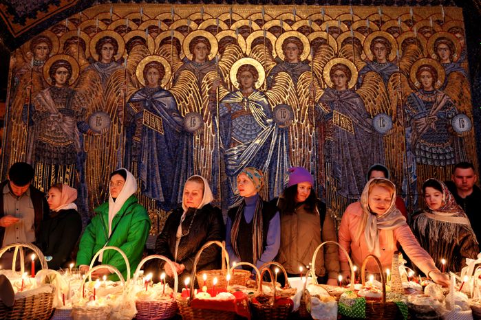 Пасха в Главном храме ВС РФ Одинцовского округа