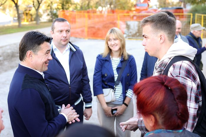 Осмотр новой котельной и реконструируемого участка теплосети в Королеве Губернатором Подмосковья