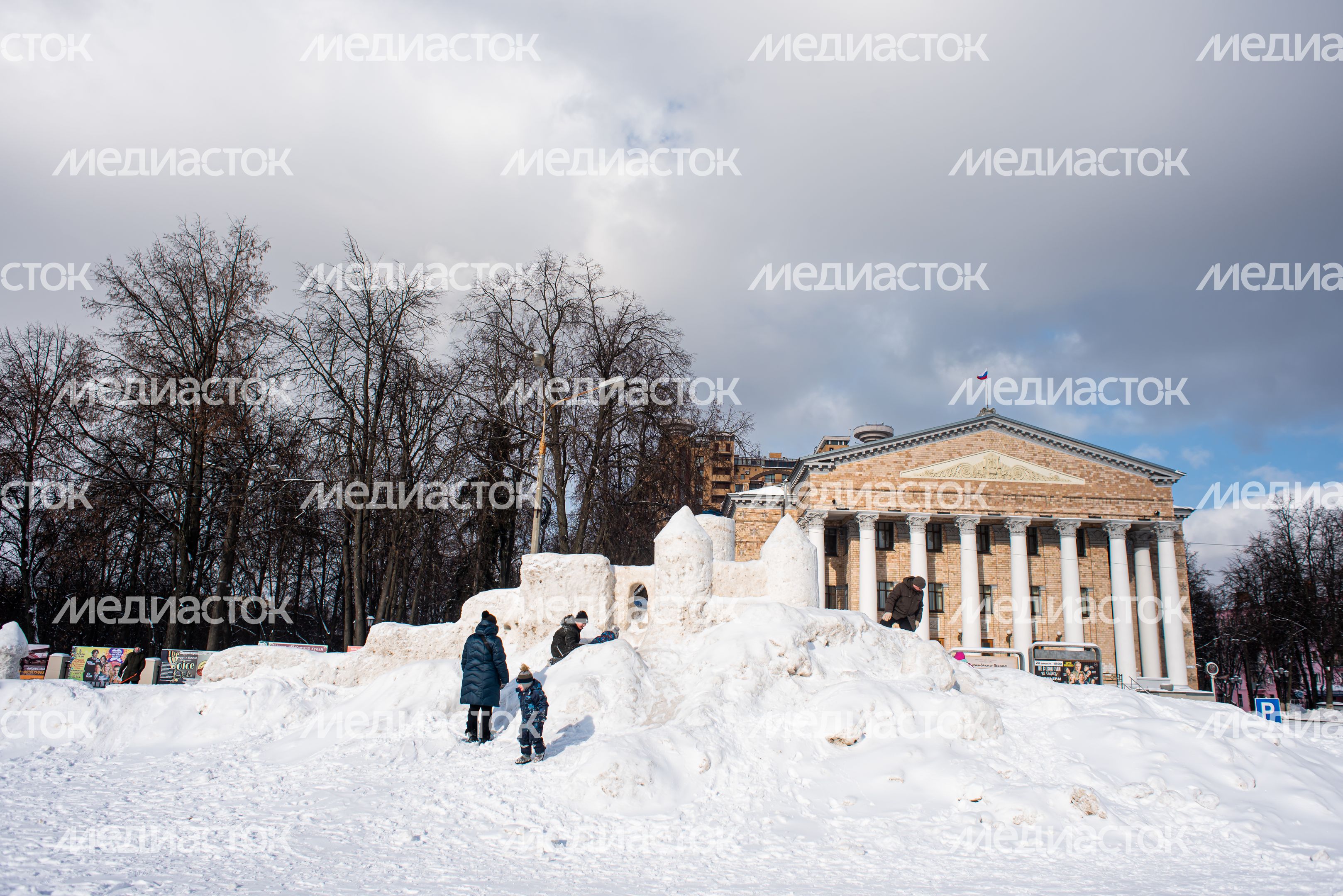 Зимние виды города Жуковский