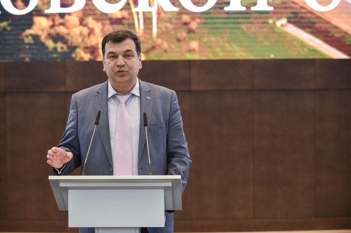 Награждение работников дорожного хозяйства губернатором МО