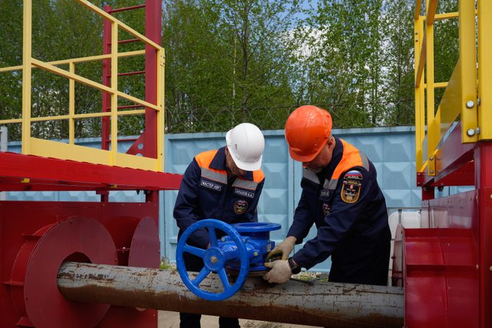 Сотрудники МОС АВС на выезде