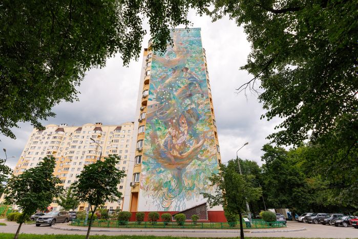 Муралы в Железнодорожном, Балашиха