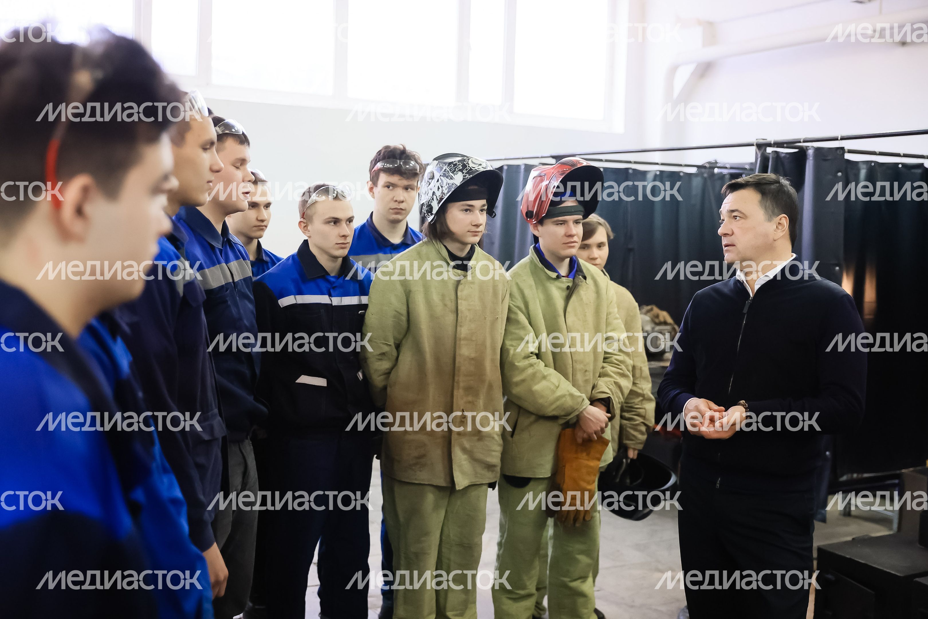 Посещение Губернатором Павлово-Посадского Техникума