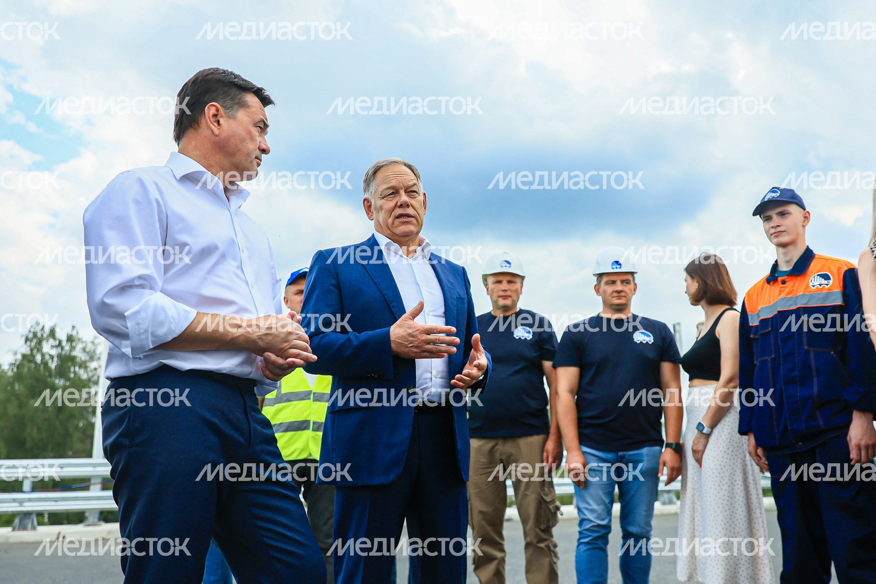 Проверка хода строительства подмосковного участка М-12 «Москва-Казань» Губернатором Подмосковья
