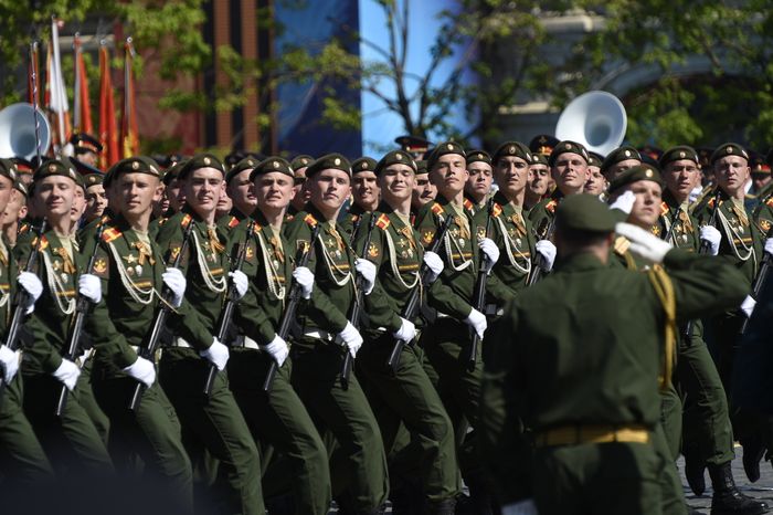 Парад Победы на Красной площади в Москве