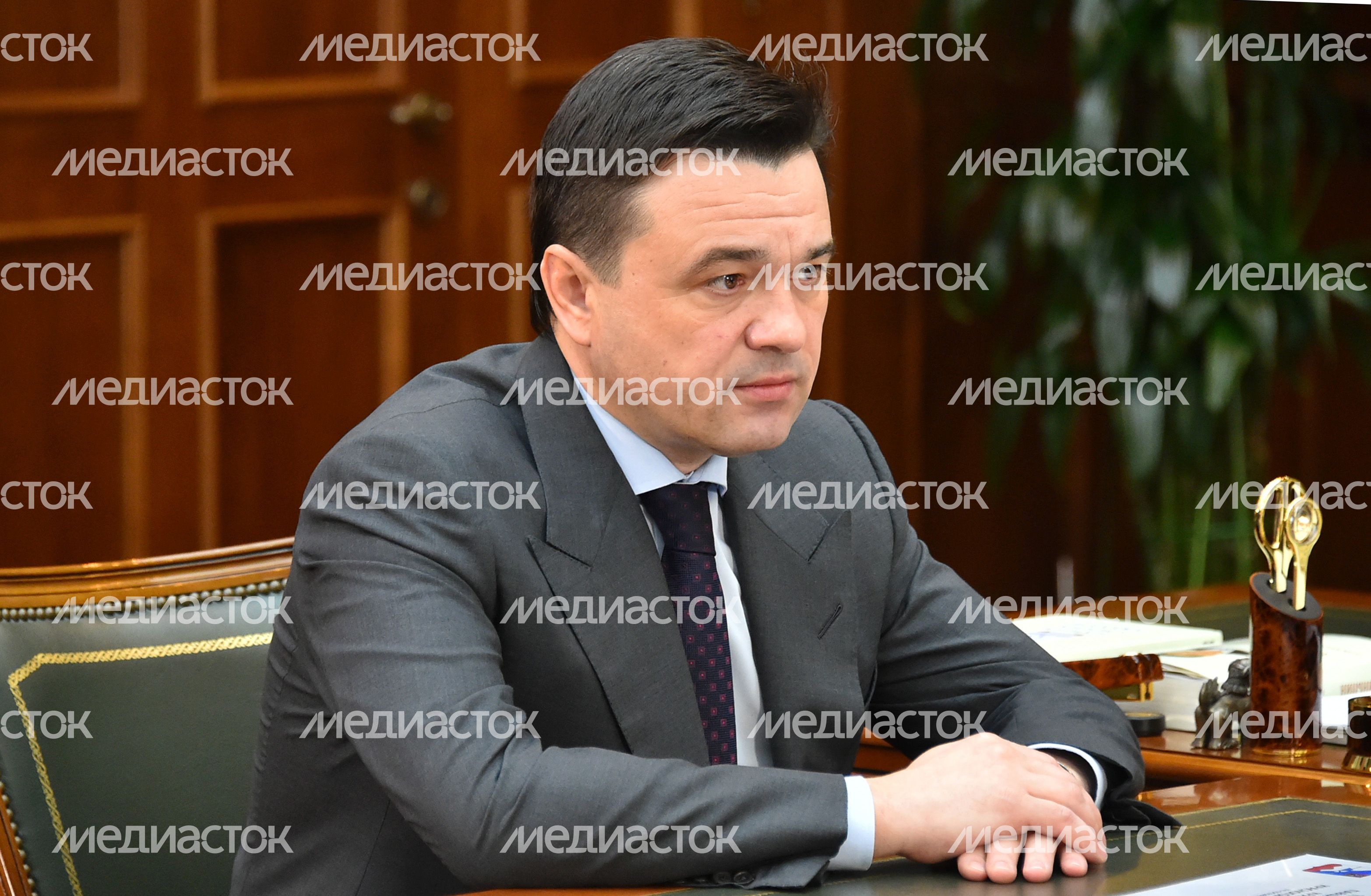 А. Воробьев провел рабочую встречу с главой Красногорского района