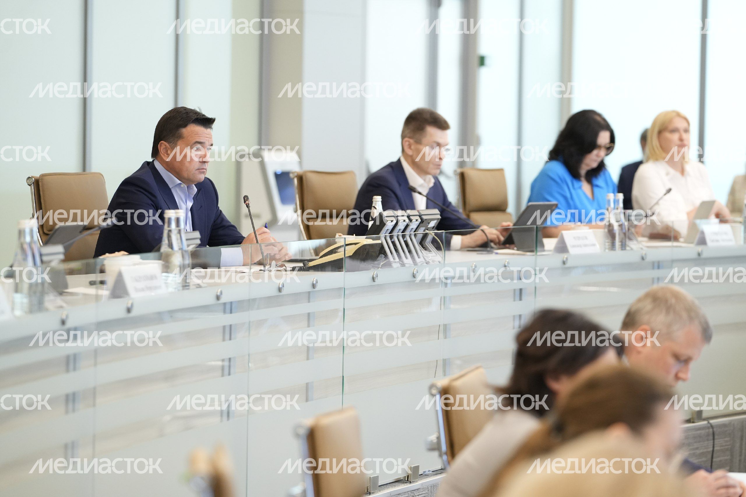 Совещание Губернатора Подмосковья с областным правительством и главами городских округов