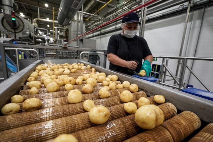 Производство чипсов Lay’s на заводе PepsiCo в Кашире