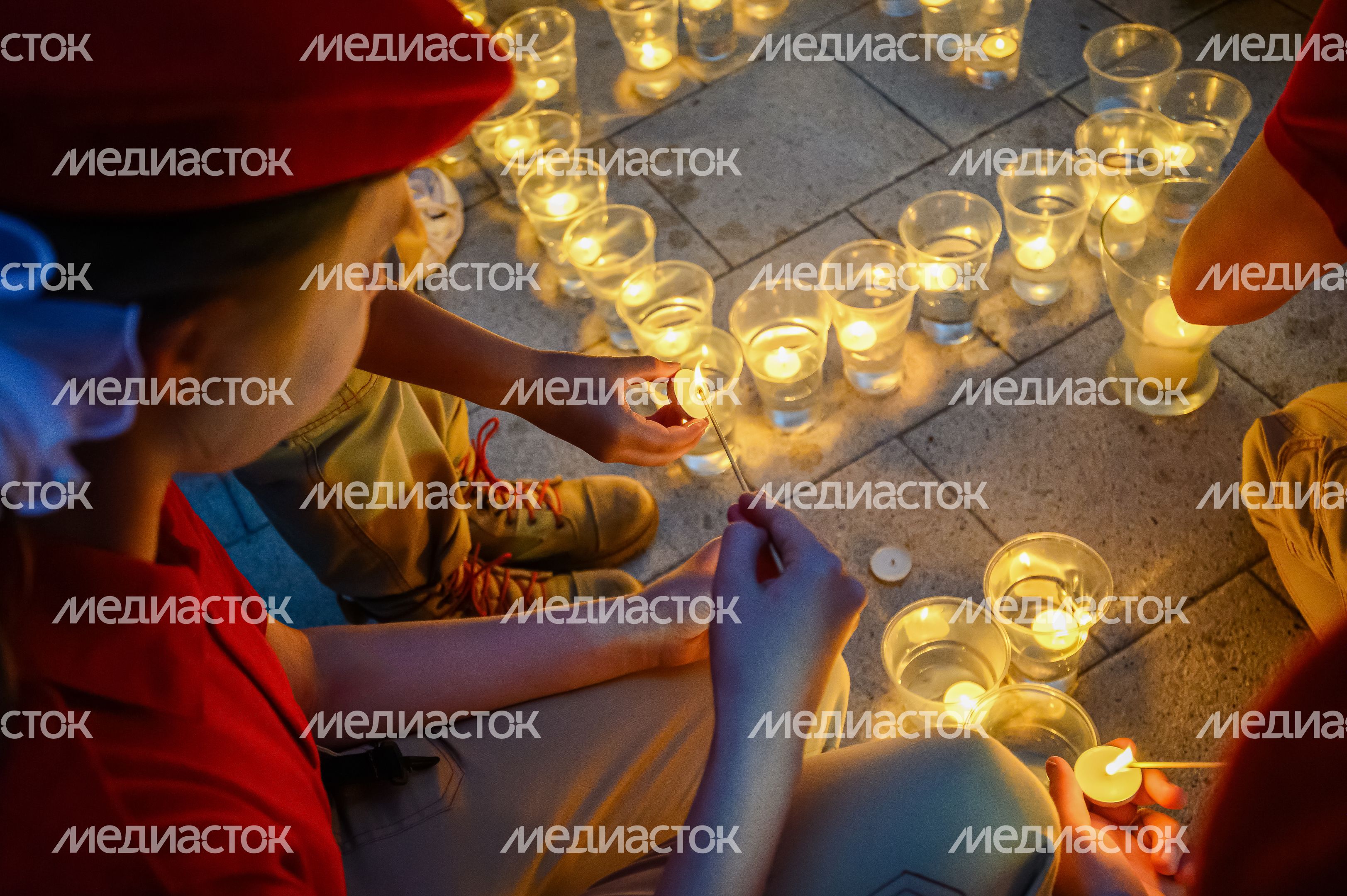 Всероссийская акция "Свеча памяти" в Балашихе