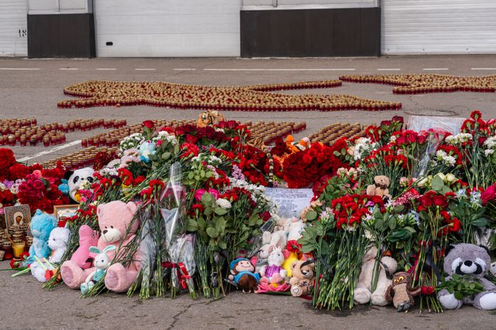 Мемориал памяти погибших в «Крокус Сити Холле» в Красногорске