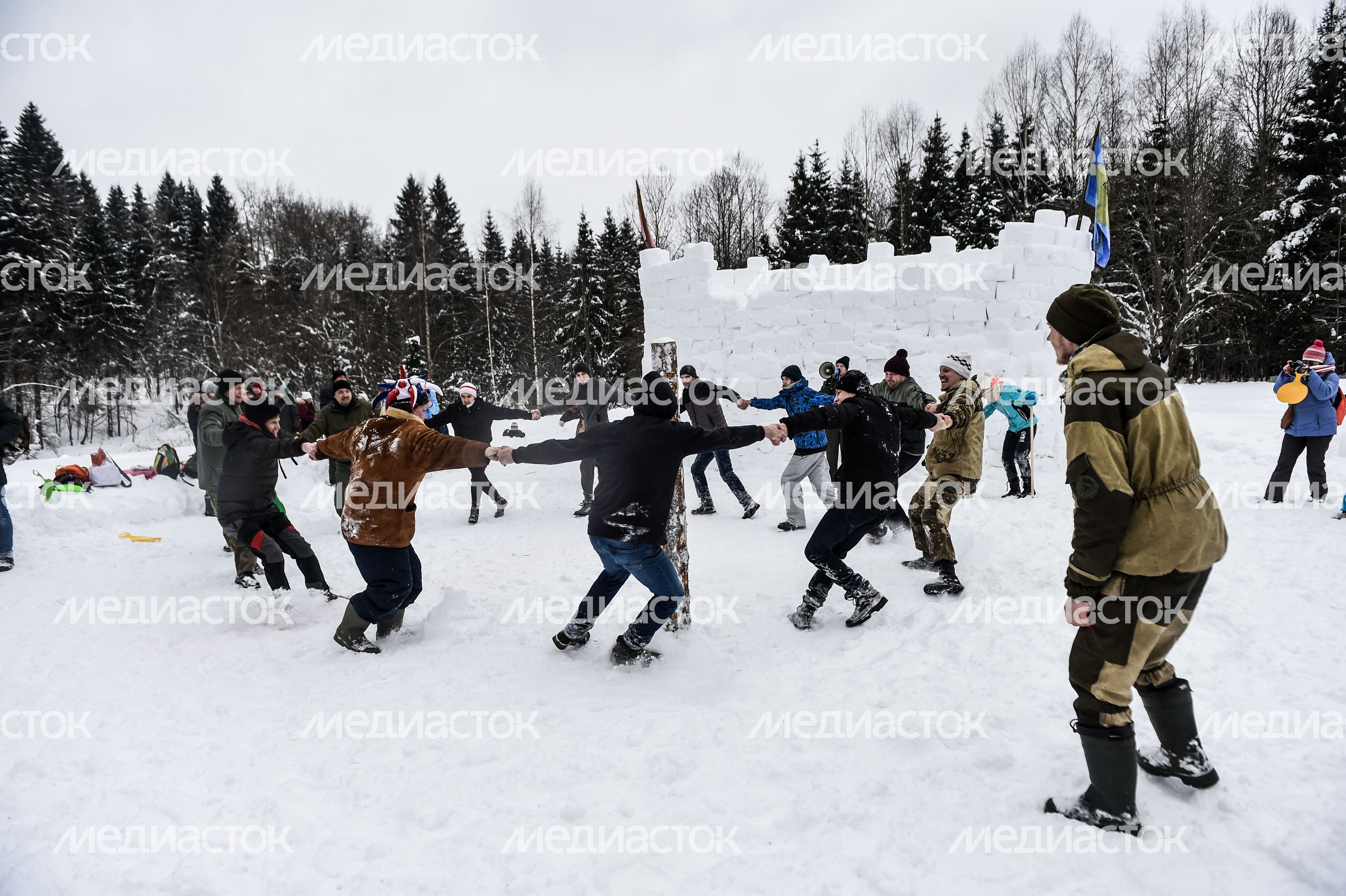 Празднование Масленицы в Копнино