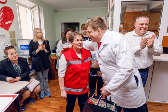 День донора в Московском областном центре крови в Щелково