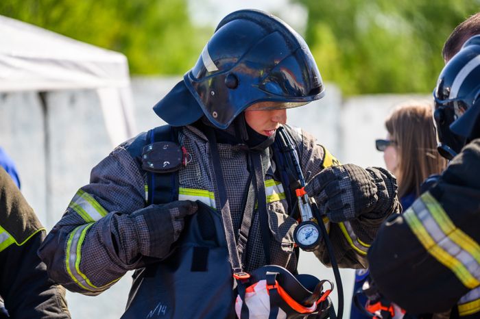 Соревнования спасателей в Ногинске Богородского округа