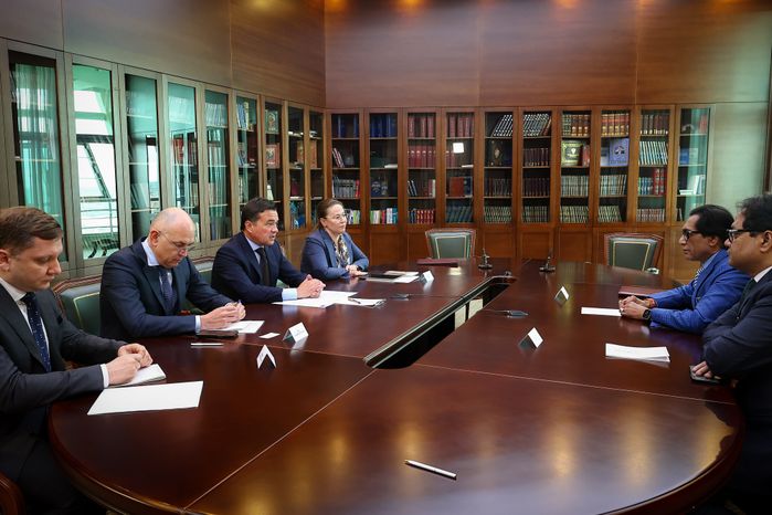 Встреча Губернатора Подмосковья с управляющим директором «Uflex Group» Ашоком Чатурведи