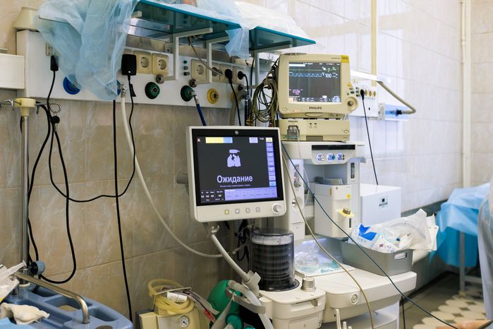 Операционная Московского областного НИИ акушерства и гинекологии имени академика В.И. Краснопольского (МОНИИАГ)