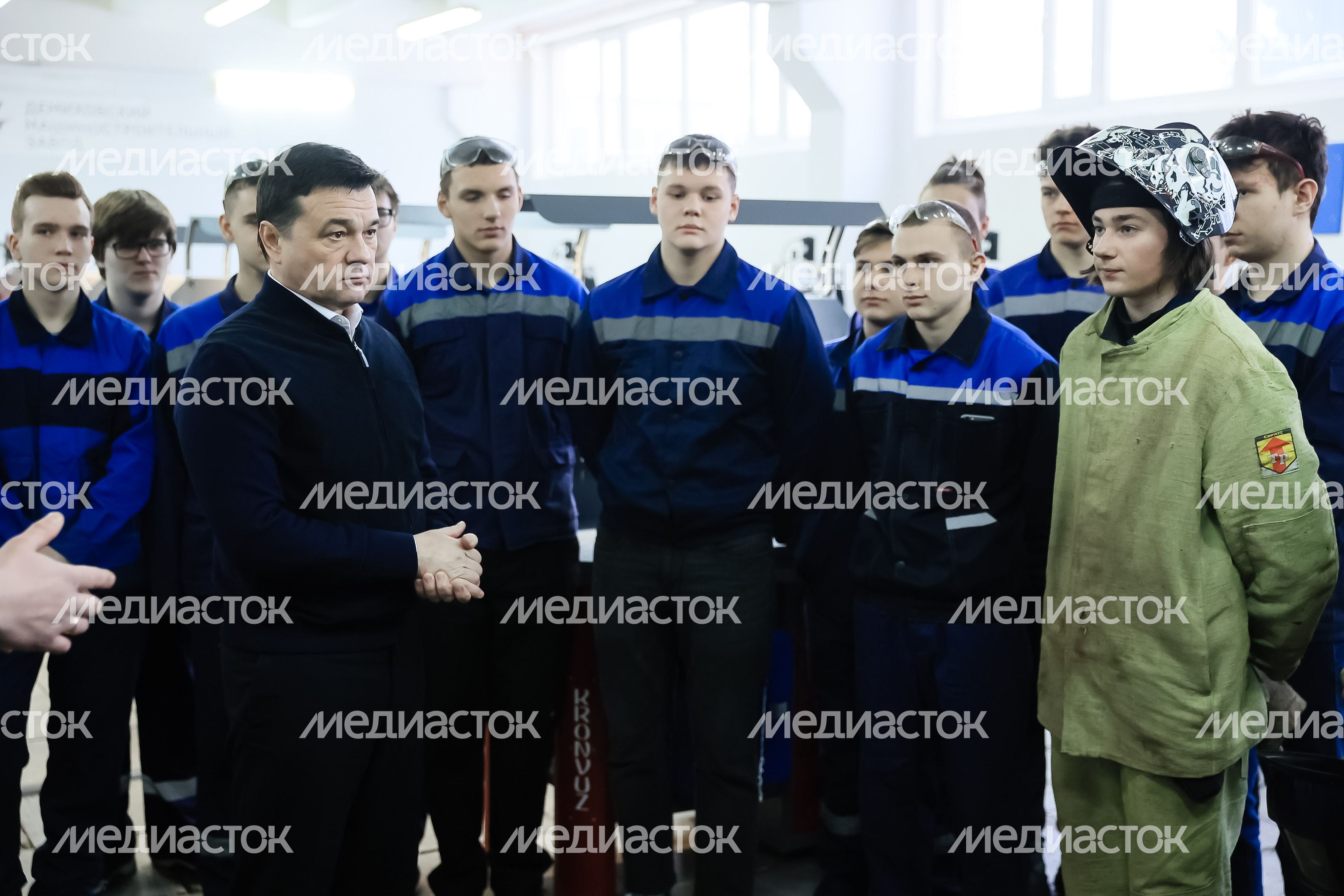 Посещение Губернатором Павлово-Посадского Техникума