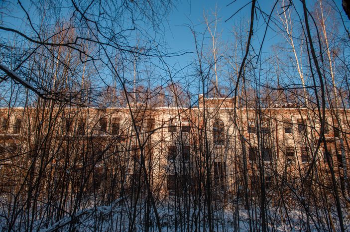 Зимние виды города Калязин