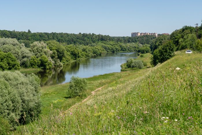 Смотровая площадка на Мясиной горе в Звенигороде