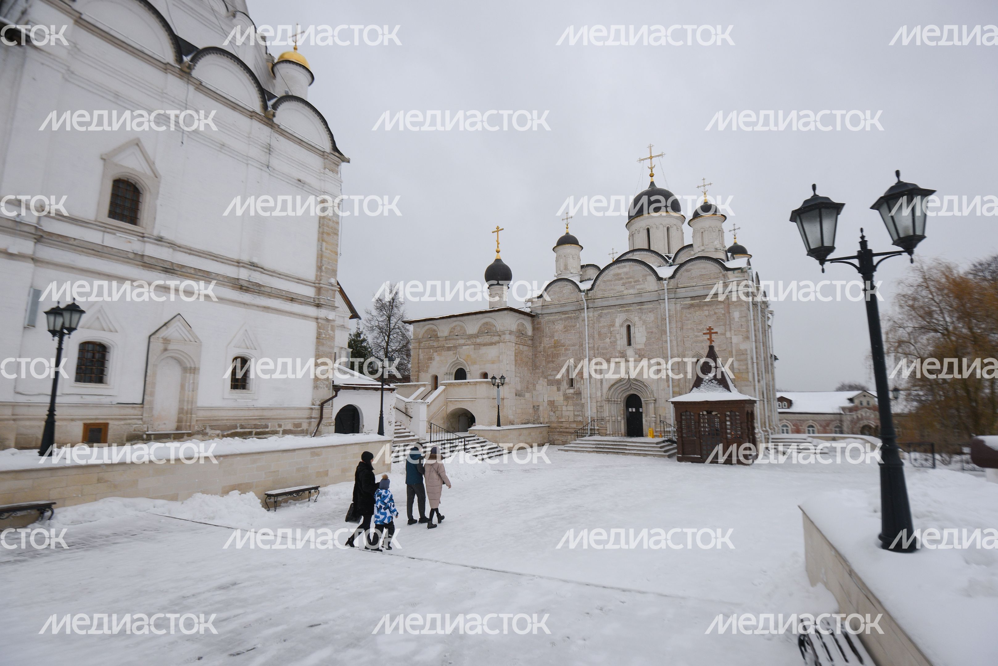 Виды города Серпухов зимой