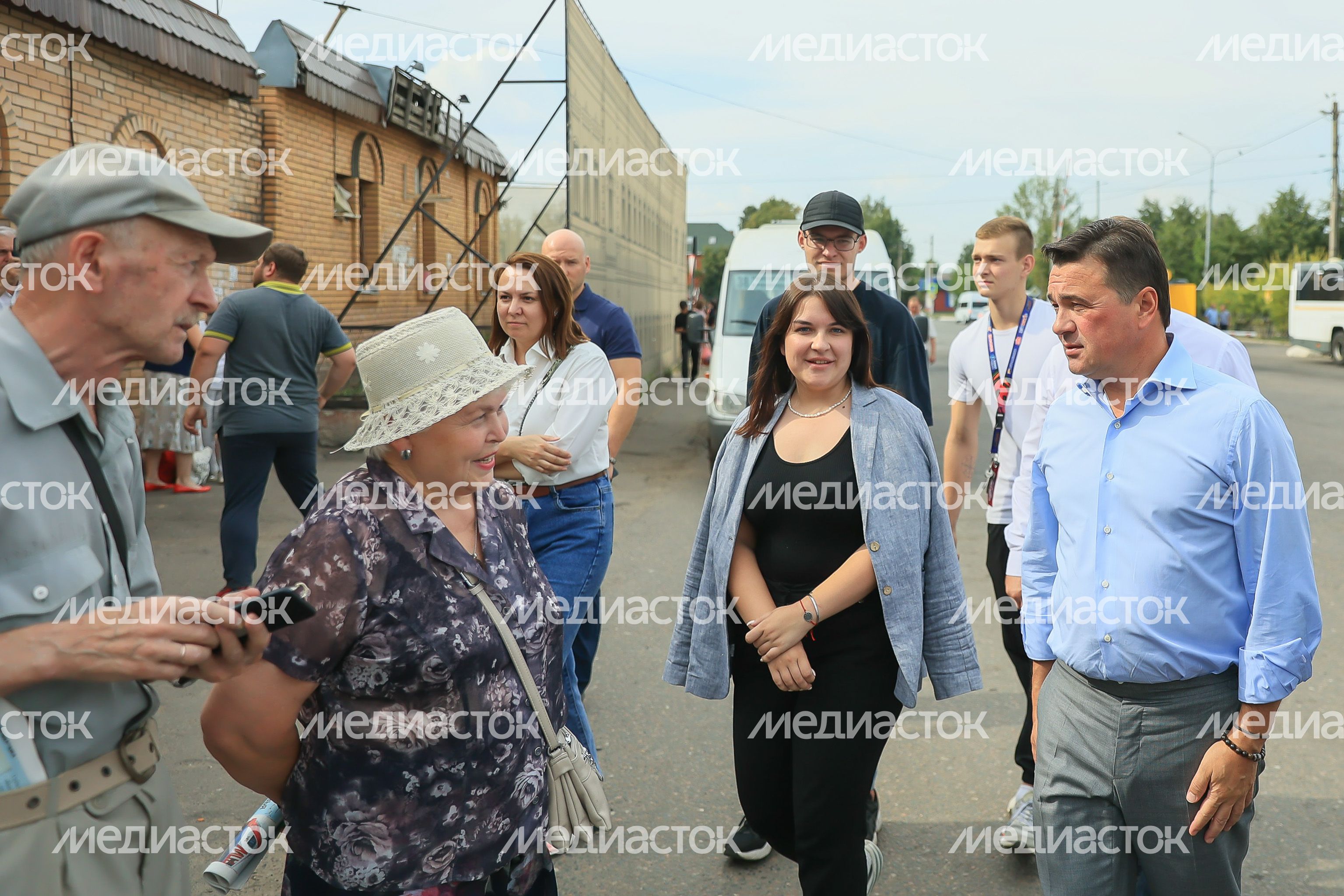 Посещение автостанции в Бронницах Губернатором Московской области Андреем Воробьевым