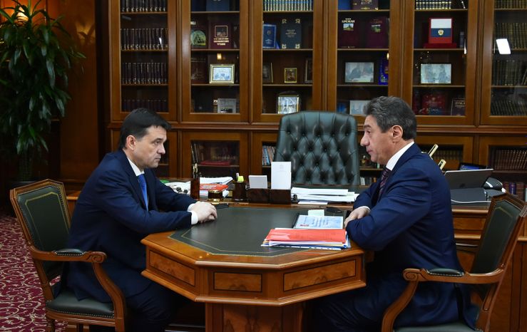 Рабочая встреча Губернатора МО с Главой городского округа Электросталь