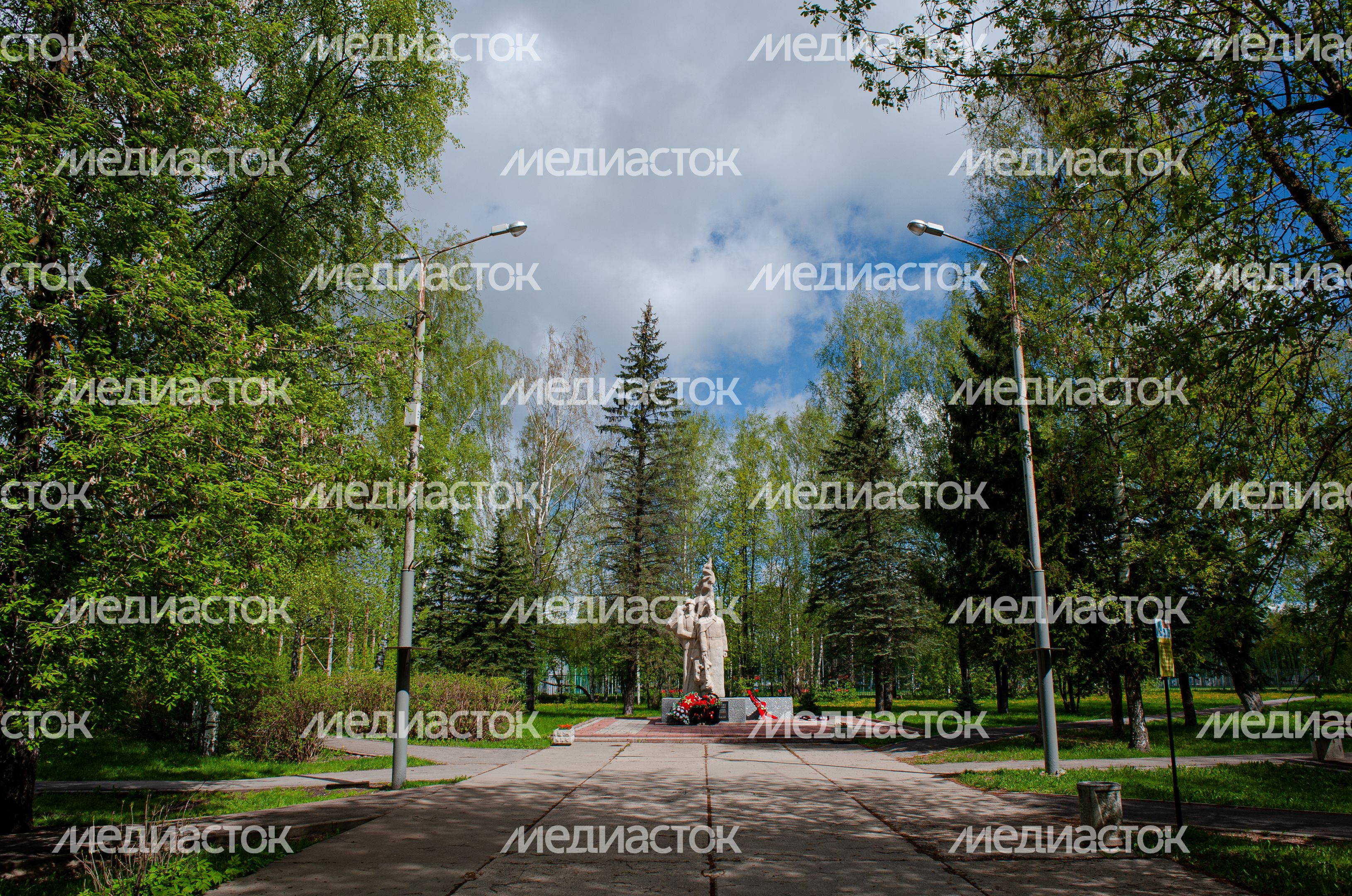 Весенние виды города Хотьково